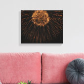 Vuurwerk/de Omslag van het Canvas Afdruk (Insitu (Woonkamer))