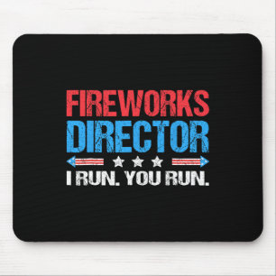 Vuurwerk directeur ik laat je rondlopen op 4 juli muismat