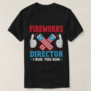 Vuurwerk directeur ik laat je rondlopen op 4 juli t-shirt