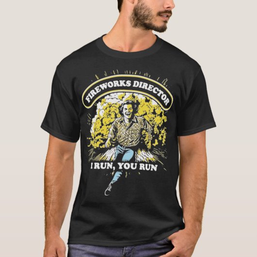Vuurwerk Directeur T-shirt (Voorkant)