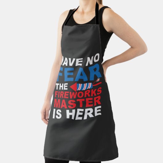 Vuurwerk, directeur Vuurwerk, Meester van 4 juli Schort (Insitu)