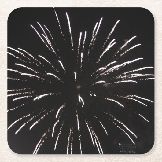 Vuurwerk Drink Ondersetters Kartonnen Onderzetters (Voorkant)