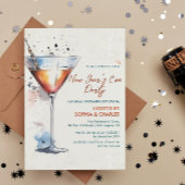 Vuurwerk en champagne oudejaarsfeest kaart