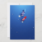 Vuurwerk en plezier 4 juli kaart (Achterkant)