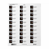 Vuurwerk Etiket (Full Sheet)