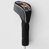 Vuurwerk Expert Als Ik Ren Ren Je 4 Juli Golfheadcover (Schuin)