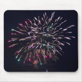 Vuurwerk explodeert in de nacht van vier juli Foto Muismat (Voorkant)