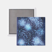 Vuurwerk exploderende magneten - uitnodiging sjabl (Voorkant / Achterkant)