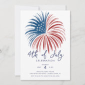 Vuurwerk Extravaganza 4 juli Kaart (Voorkant)