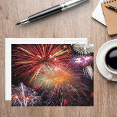 Vuurwerk Finale Patriottische & Nieuwjaar Feestdag Briefkaart