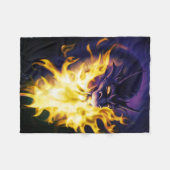 Vuurwerk Fleece Deken (Voorkant (Horizontaal))