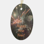 Vuurwerk Foto Keramisch Ornament (Links)