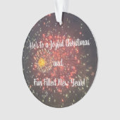 Vuurwerk Foto Ornament (voorkant)