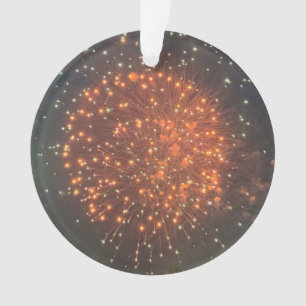 Vuurwerk Foto Ornament