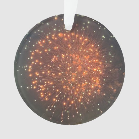 Vuurwerk Foto Ornament (voorkant)