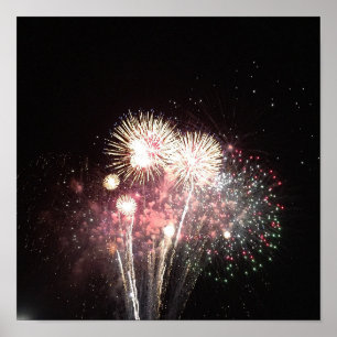Vuurwerk Foto Poster