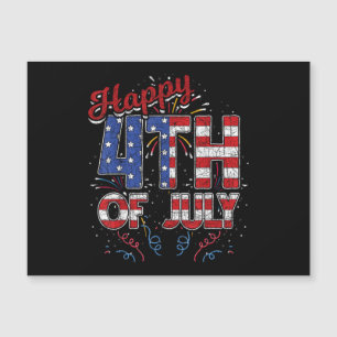 Vuurwerk Gelukkig 4 juli Amerikaanse vlag Amerikaa
