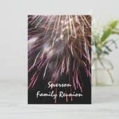 Vuurwerk gezinshereniging kaart (Staand voorkant)