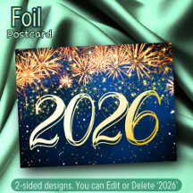 Vuurwerk goudfolie zorgt voor een gelukkig nieuwja