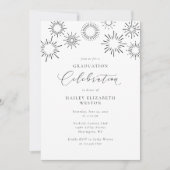 Vuurwerk Graduation Party Celebration Invitation Save The Date (Voorkant)