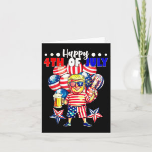 Vuurwerk Grappig Trump Patriottisch Amerikaans Gel Kaart