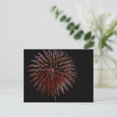 Vuurwerk (hanabi) briefkaart (Staand voorkant)