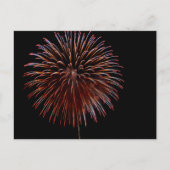 Vuurwerk (hanabi) briefkaart (Voorkant)