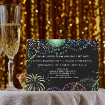 Vuurwerk herfst nieuwe jaren Eve Party