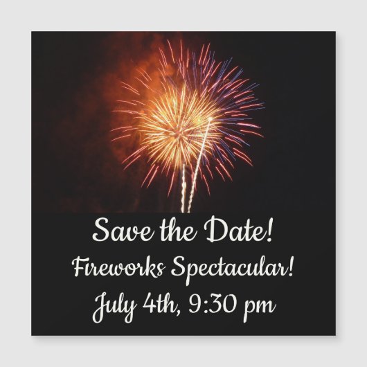 Vuurwerk I rood, wit en blauw (Voorkant)