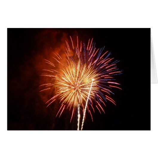 Vuurwerk I rood, wit en blauw (Voorkant Horizontaal)