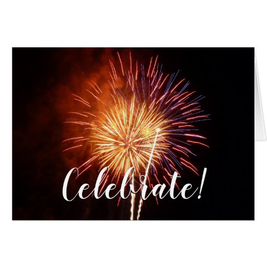 Vuurwerk I rood, wit en blauw (Voorkant Horizontaal)