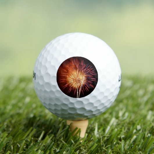 Vuurwerk I rood, wit en blauw Golfballen (Insitu Shirt)
