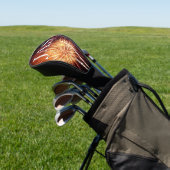 Vuurwerk I rood, wit en blauw Golfheadcover (Insitu)