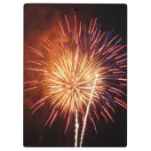 Vuurwerk I rood, wit en blauw Klembord (Achterkant)