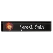 Vuurwerk I rood, wit en blauw Naambordje (Voorkant)