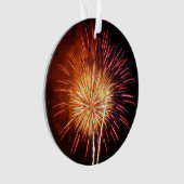 Vuurwerk I rood, wit en blauw Ornament (voorkant)