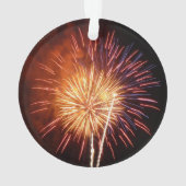 Vuurwerk I rood, wit en blauw Ornament (achterkant)