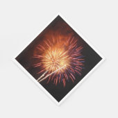 Vuurwerk I rood, wit en blauw Servet (Hoek)