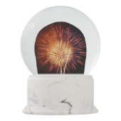 Vuurwerk I rood, wit en blauw Sneeuwbol (Achterkant)