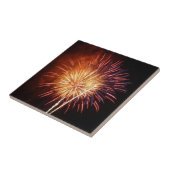 Vuurwerk I rood, wit en blauw Tegeltje (Zijkant)