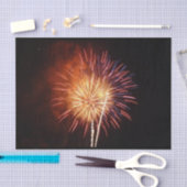 Vuurwerk I rood, wit en blauw Tissuepapier (Craft)