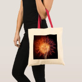 Vuurwerk I rood, wit en blauw Tote Bag (Voorkant (product))