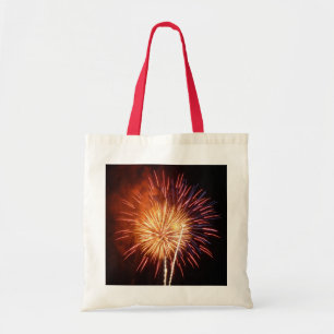 Vuurwerk I rood, wit en blauw Tote Bag