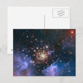 Vuurwerk in de ruimte briefkaart (Voorkant / Achterkant)