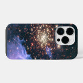 Vuurwerk in de ruimte iPhone hoesje (Achterkant horizontaal)