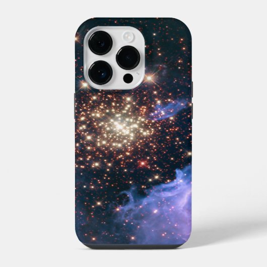 Vuurwerk in de ruimte iPhone hoesje (Achterkant)