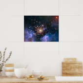 Vuurwerk in de Ruimte Poster (Keuken)