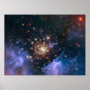 Vuurwerk in de Ruimte Poster