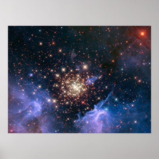 Vuurwerk in de Ruimte Poster (Voorkant)