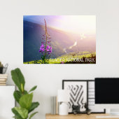 Vuurwerk in Glacier National Park Poster (Thuiskantoor)